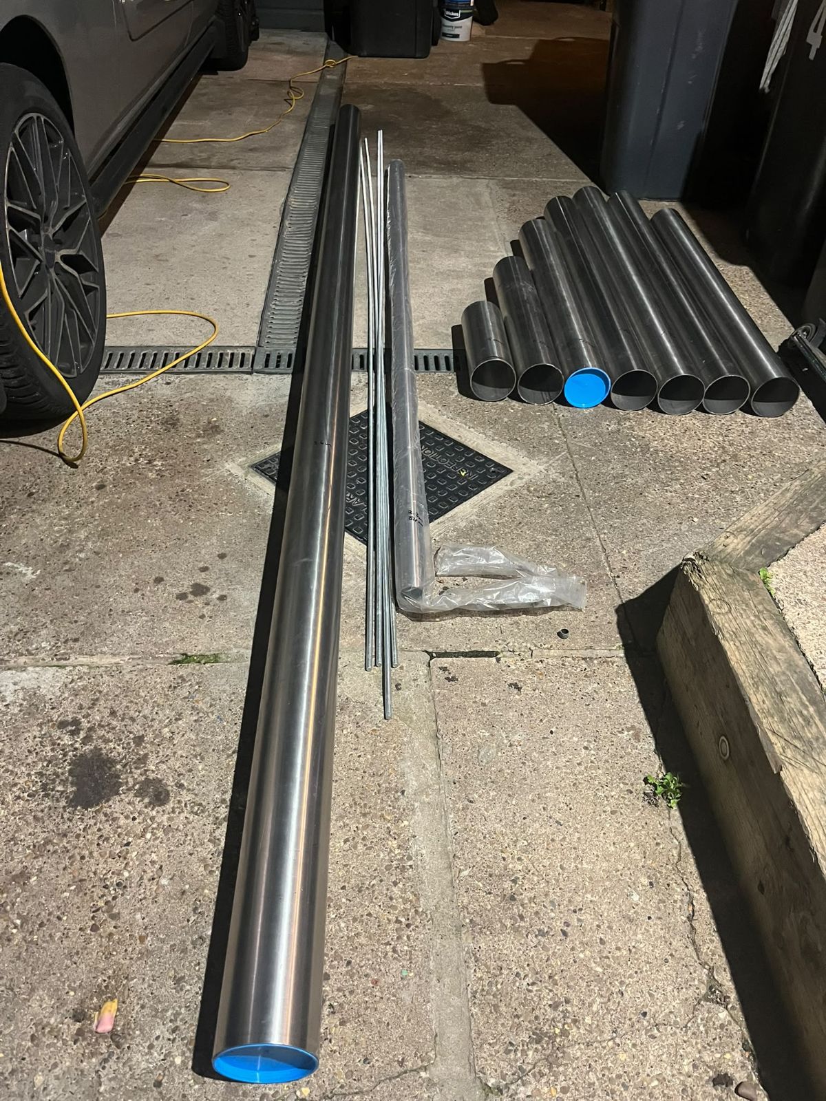 Various lengths 108mm Stainless steel press *job lot*