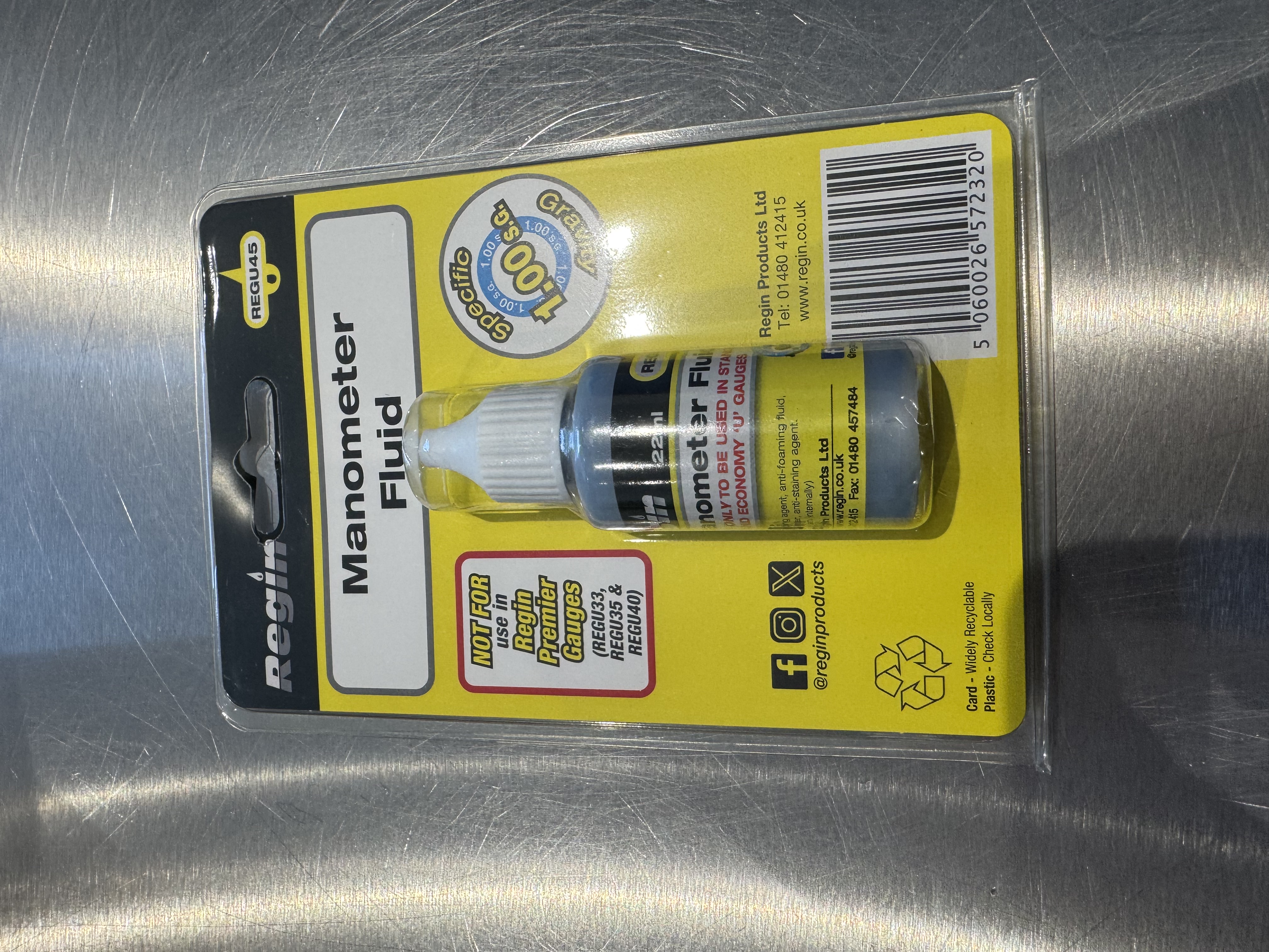 Manometer Fluid